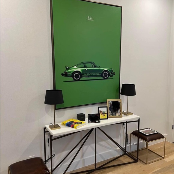 Porsche canvas print with frame 46.5 x 61.5. - Picture 2 of 4